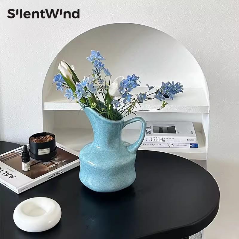 Fresh Blue Pot, Vase, Ceramic Dried Flower Set, Home and Desktop Decorative Ornament синий
Fresh Blue Pot, Vase, Ceramic Dried Flower Set, Home and Desktop Decorative Ornament синий