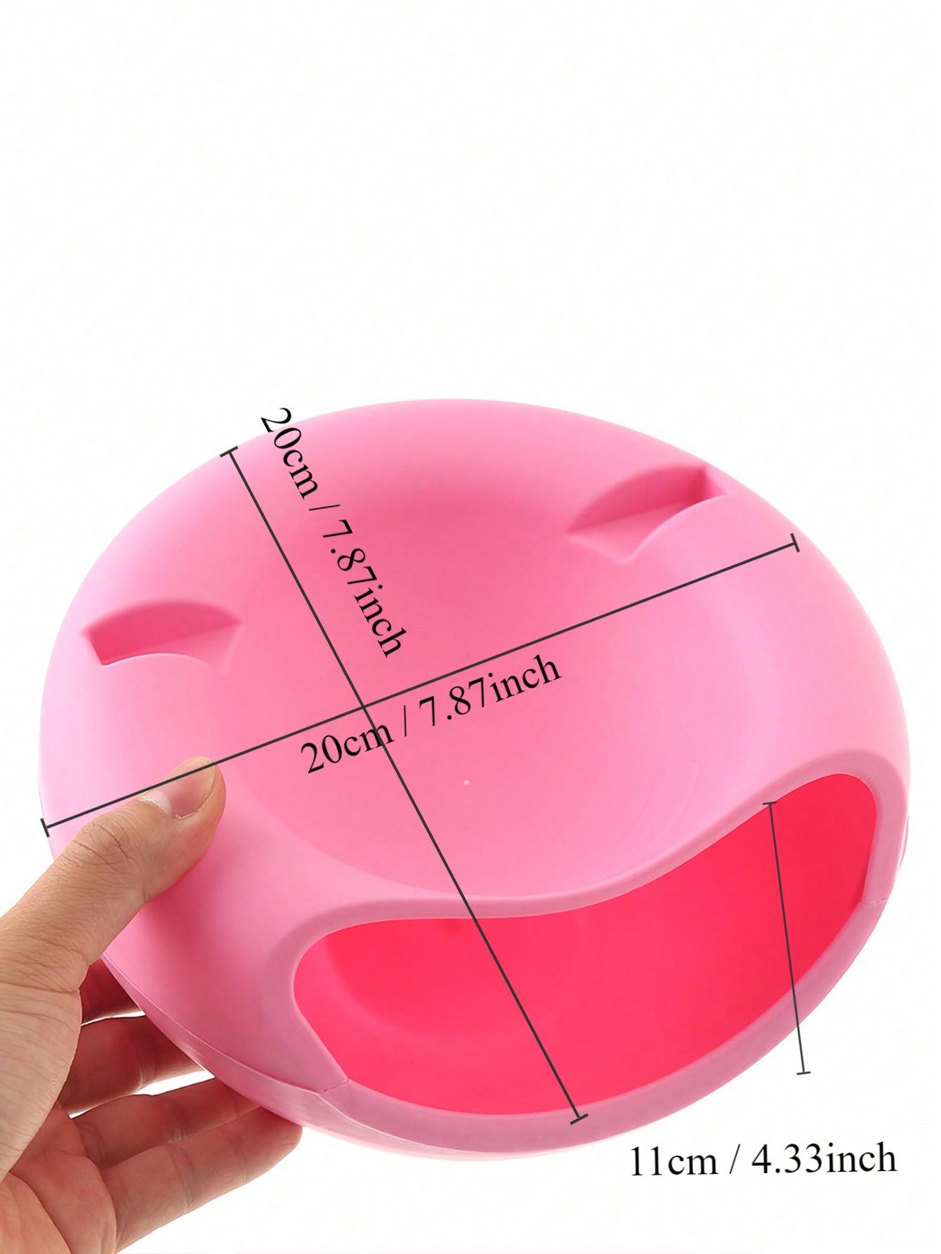 1 шт. Пластиковая ленивая фруктовая тарелка высокая тарелка для семечек дыни может быть съемной двойная конфетница круглая фруктовая коробка для семечек дыни для хранения фруктов розовый