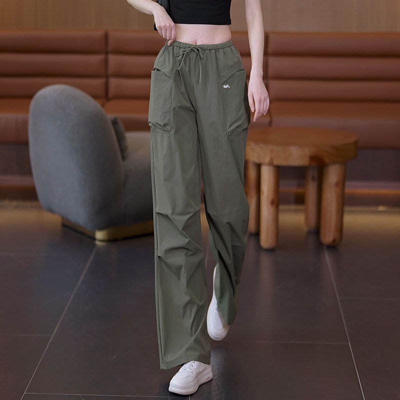 Purple Work Pants for Women 2026 Summer New High-Waisted Slimming Loose Casual Versatile Drawstring Straight Wide-Leg Long Pants Army Green 27/m (Recommended 47.5-52.5kg)
Purple Work Pants for Women 2026 Summer New High-Waisted Slimming Loose Casual Versatile Drawstring Straight Wide-Leg Long Pants Army Green 27/m (Recommended 47.5-52.5kg)