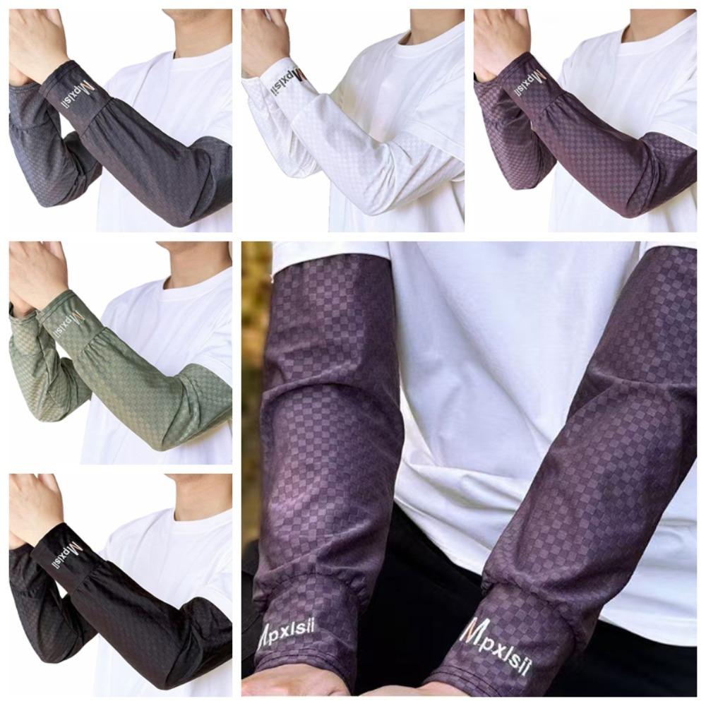 Elastic Long Ice Silk Sleeves Arm Protection Cycling Gloves Sunscreen Arm Covers Driving чорний
Elastic Long Ice Silk Sleeves Arm Protection Cycling Gloves Sunscreen Arm Covers Driving чорний