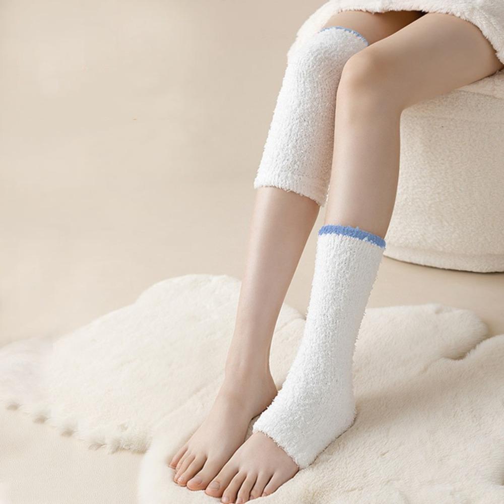 Keep Warm Coral Fleece Socks Thicken Knee Joint Protection Cover Soft Long Stockings Winter білий
Keep Warm Coral Fleece Socks Thicken Knee Joint Protection Cover Soft Long Stockings Winter білий