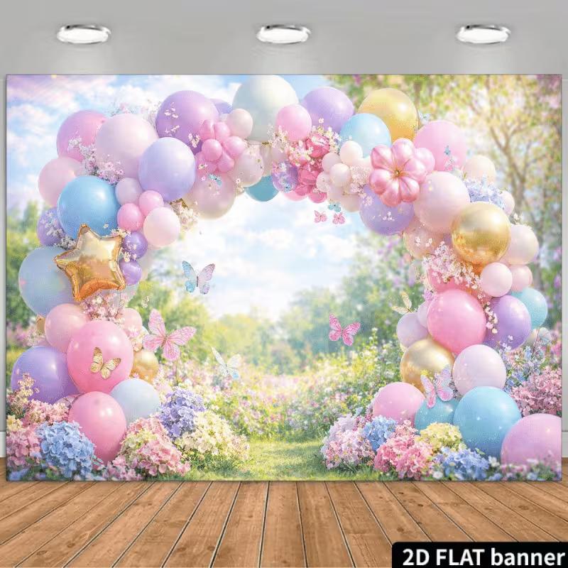 2D Dreamy Garden Photography Backdrop Pink Purple Balloon Party Background Cloth 47.2x31.5inch/120*80cm
2D Dreamy Garden Photography Backdrop Pink Purple Balloon Party Background Cloth 47.2x31.5inch/120*80cm