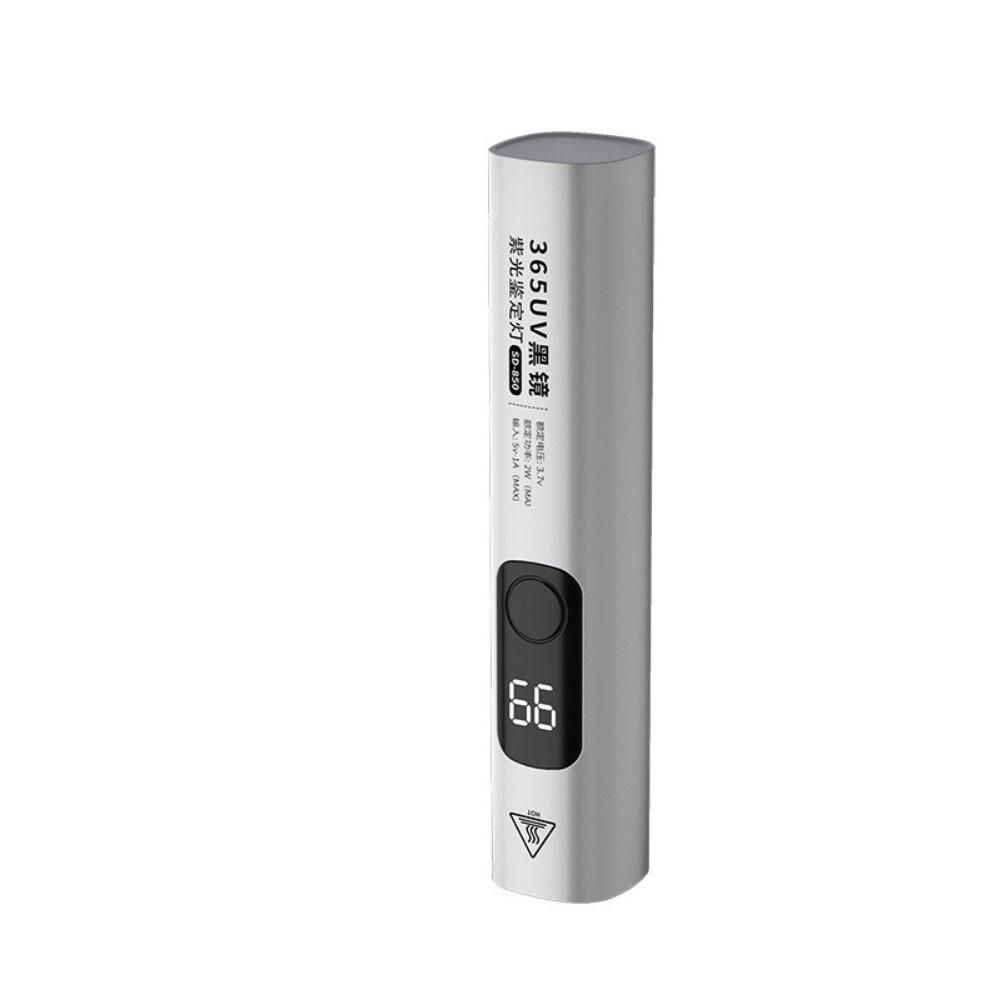 Intelligent Digital UV Flashlight USB Charging Nail Dryer Pen Purple Light Lamp Banknote Detector білий
Intelligent Digital UV Flashlight USB Charging Nail Dryer Pen Purple Light Lamp Banknote Detector білий
