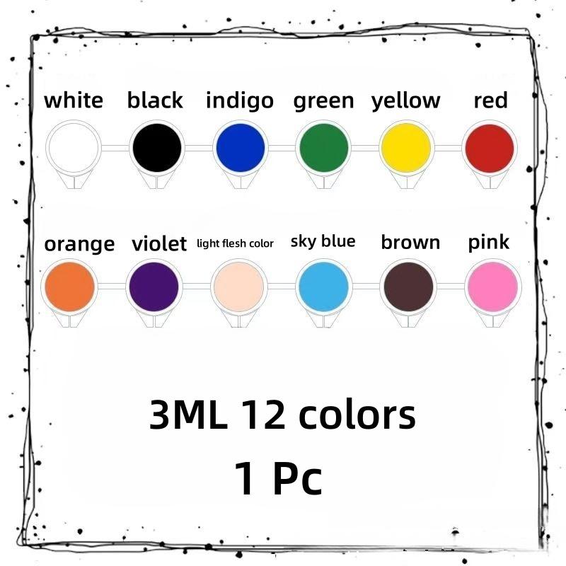 3 мл, Акриловый пигмент для студенческого искусства, Граффити, Пигмент для DIY, Расписанные вручную стены, 12 цветов, Оптом 3ML 12 colors-1pc
3 мл, Акриловый пигмент для студенческого искусства, Граффити, Пигмент для DIY, Расписанные вручную стены, 12 цветов, Оптом 3ML 12 colors-1pc