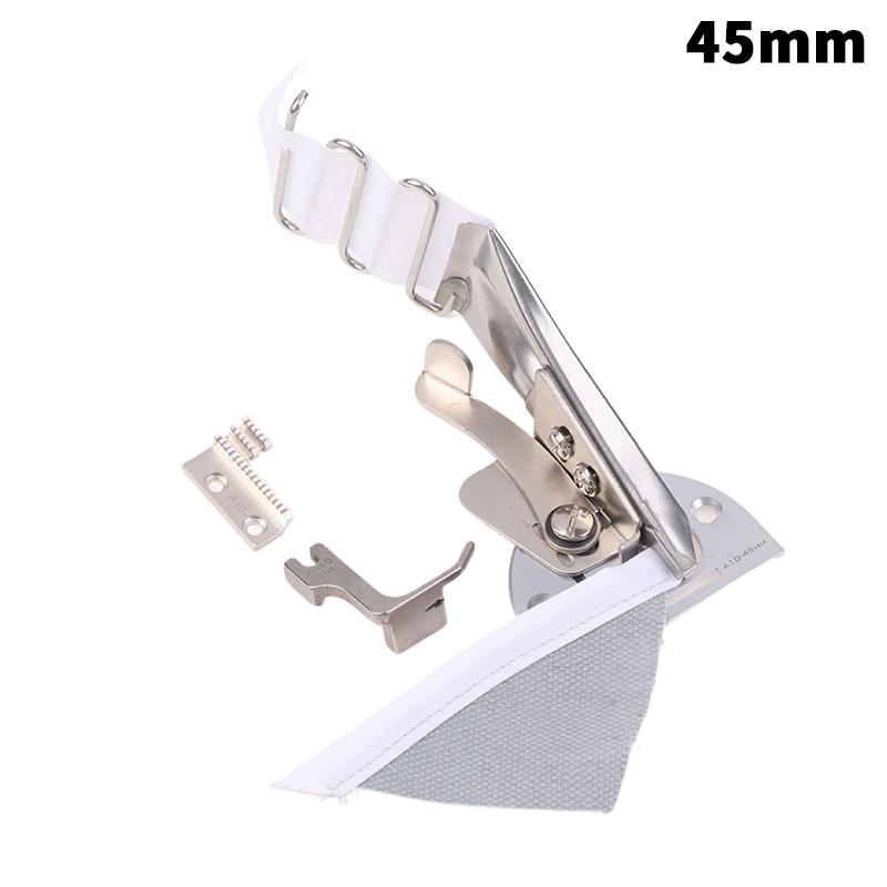 16-45 мм Промышленная швейная машина с шагающей лапкой Лапка-обертыватель Толстый материал Насадка для окантовки тесьмой в четыре сложения
16-45 мм Промышленная швейная машина с шагающей лапкой Лапка-обертыватель Толстый материал Насадка для окантовки тесьмой в четыре сложения