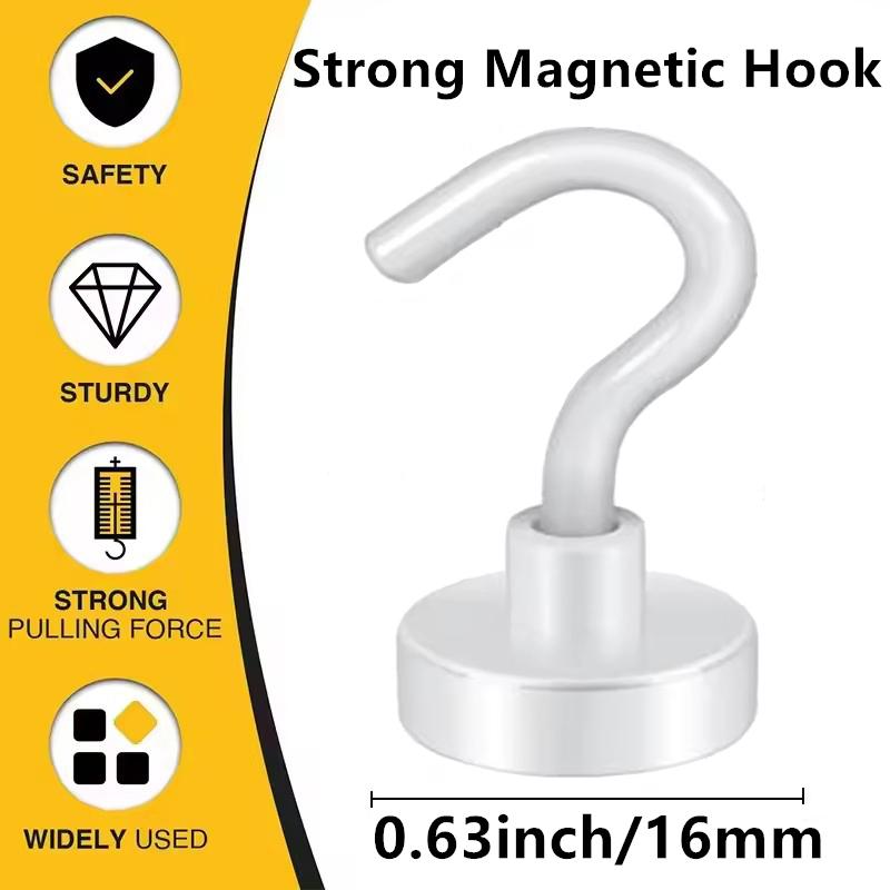 3/6Pcs Magnetic Hooks Heavy Duty Strong Magnets with Metal Hooks for Refrigerator, Kitchen, Workplace (White,6Pcs) білий
3/6Pcs Magnetic Hooks Heavy Duty Strong Magnets with Metal Hooks for Refrigerator, Kitchen, Workplace (White,6Pcs) білий