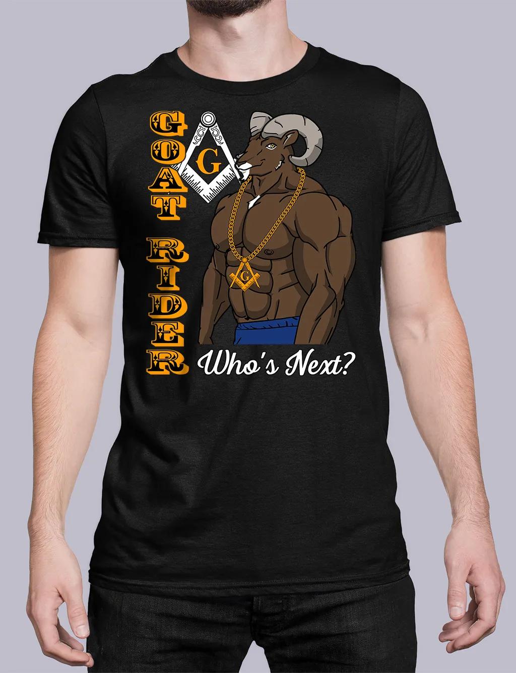 Freemason Goat Rider Masonic T-Shirt 100% Cotton O-Neck Short Sleeve Summer Casual Mens T-shirt Size S-3XL 4XL
Freemason Goat Rider Masonic T-Shirt 100% Cotton O-Neck Short Sleeve Summer Casual Mens T-shirt Size S-3XL 4XL