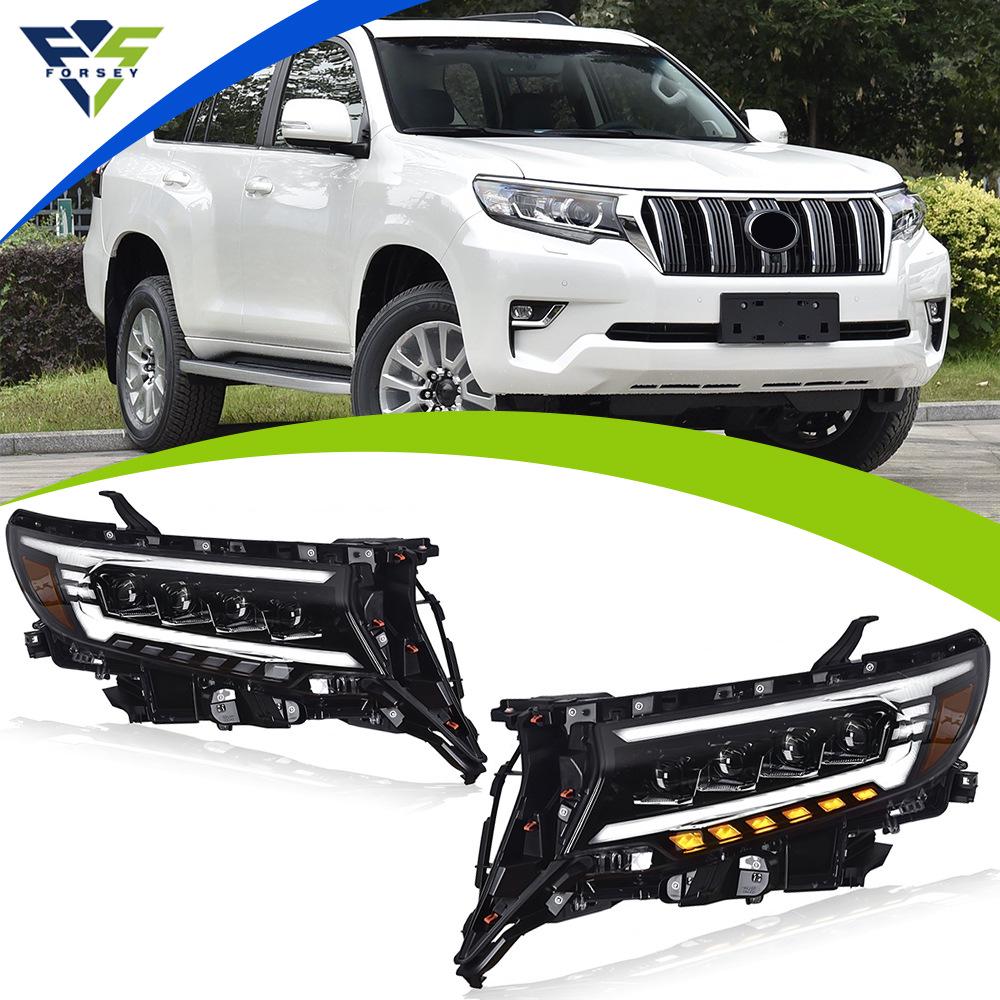 LED Daytime Running Lights & Sequential Turn Signal Projector Headlights for 2018-2021 Prado
LED Daytime Running Lights & Sequential Turn Signal Projector Headlights for 2018-2021 Prado