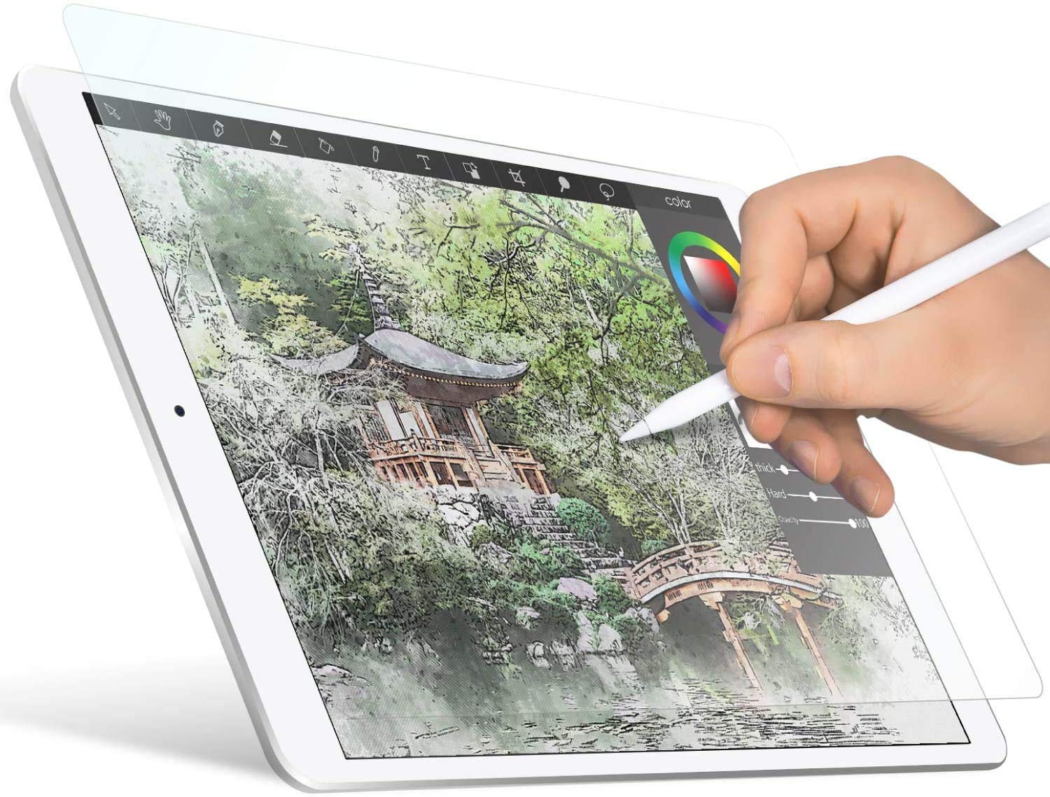 ELECOM iPad Generation Paper Kent Paper Easy to Fixed Sticker Drawing Feel 10.5 3rd/1st (2019/2017) Film, Texture, Anti-Reflection, Type, Apply, чистий
ELECOM iPad Generation Paper Kent Paper Easy to Fixed Sticker Drawing Feel 10.5 3rd/1st (2019/2017) Film, Texture, Anti-Reflection, Type, Apply, чистий