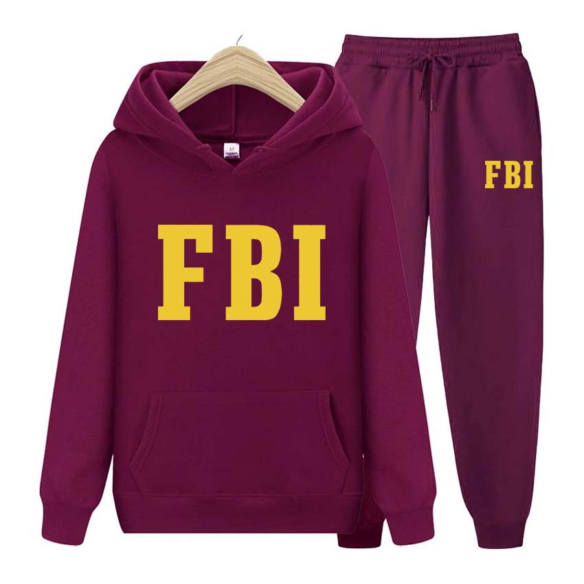 FBI Printing Men Womens Hoodies Tracksuits Jogger Pants Thick Warm Clothes S
FBI Printing Men Womens Hoodies Tracksuits Jogger Pants Thick Warm Clothes S