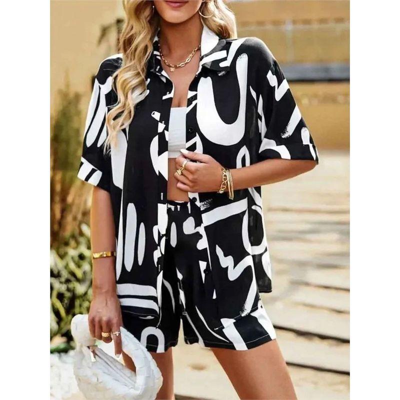 Loose Shirt Shorts Two-Piece Set Women Women s Loose Shirts Shorts Two-piece Set black XL
Loose Shirt Shorts Two-Piece Set Women Women s Loose Shirts Shorts Two-piece Set black XL
