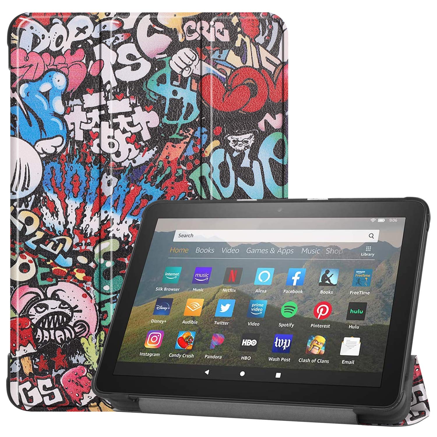 Чехол для Fire HD 8 2020 Amazon Fire HD 8 Plus, выпущенный в 2020 году, чехол 10-го поколения, легкий, тонкий, ударопрочный, устойчивый к царапинам, из искусственной кожи Smart
Чехол для Fire HD 8 2020 Amazon Fire HD 8 Plus, выпущенный в 2020 году, чехол 10-го поколения, легкий, тонкий, ударопрочный, устойчивый к царапинам, из искусственной кожи Smart