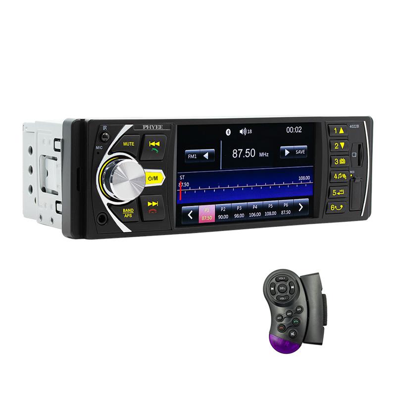 Автомобильное радио Bluetooth, 1 Din, MP5-плеер, громкая связь, USB TF Aux FM стерео, пульт ДУ на руле, камера заднего вида, головное устройство 4022B
Автомобильное радио Bluetooth, 1 Din, MP5-плеер, громкая связь, USB TF Aux FM стерео, пульт ДУ на руле, камера заднего вида, головное устройство 4022B