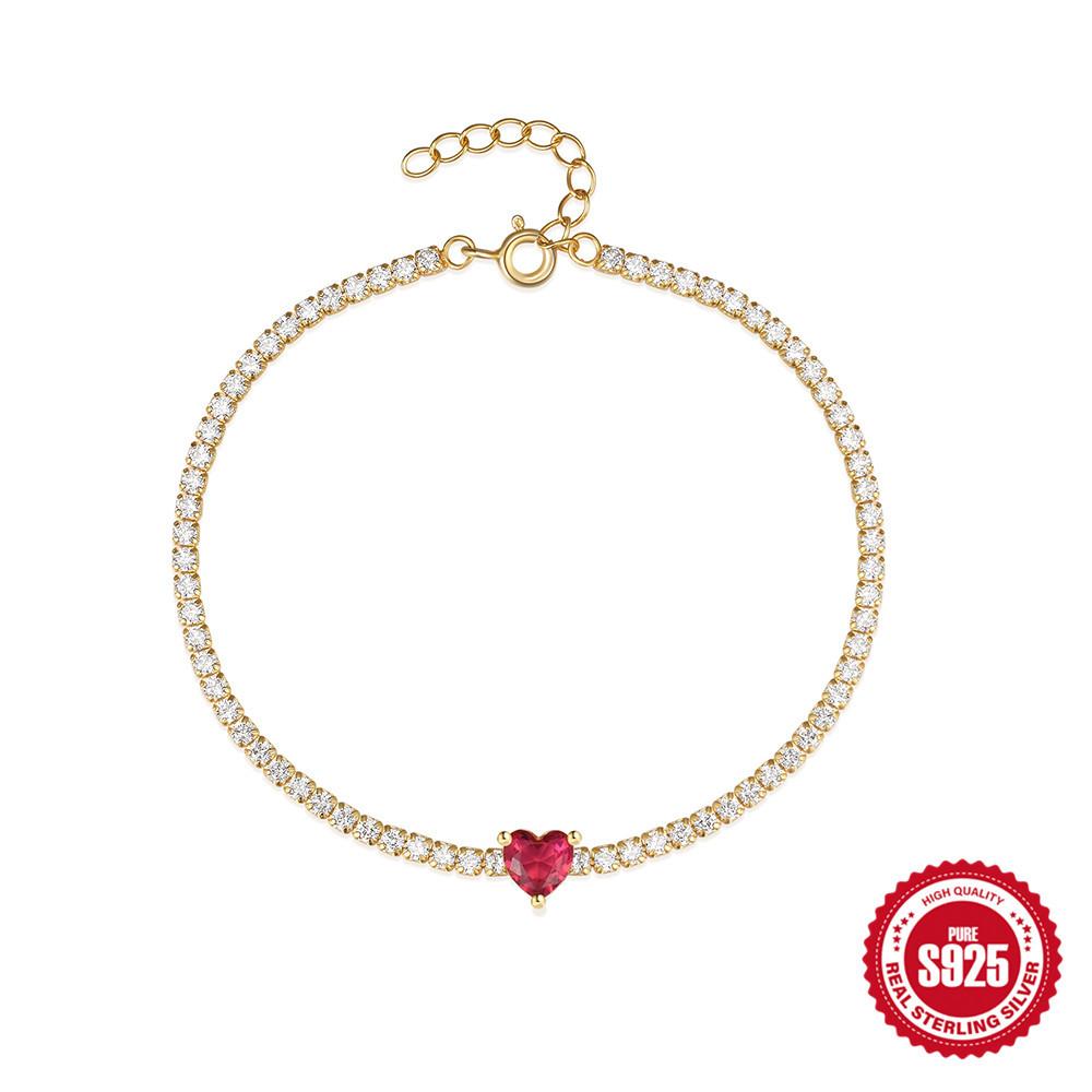 Luxury Colored Diamond S925 Sterling Silver Tennis Ball With Diamonds Retro Red Love Cz Wedding Gift Women S Bracelet 925 silver золотий
Luxury Colored Diamond S925 Sterling Silver Tennis Ball With Diamonds Retro Red Love Cz Wedding Gift Women S Bracelet 925 silver золотий