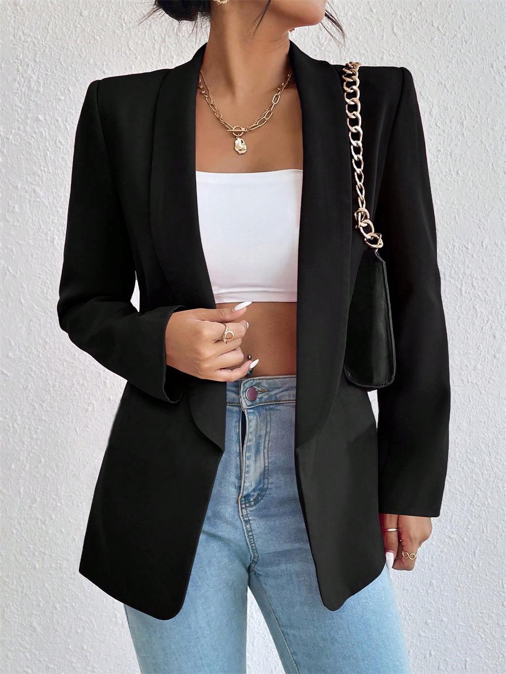 Cross-Border Women s Casual Loose Buttoned Slimming Suit Jacket - Autumn/Winter Collection L
Cross-Border Women s Casual Loose Buttoned Slimming Suit Jacket - Autumn/Winter Collection L