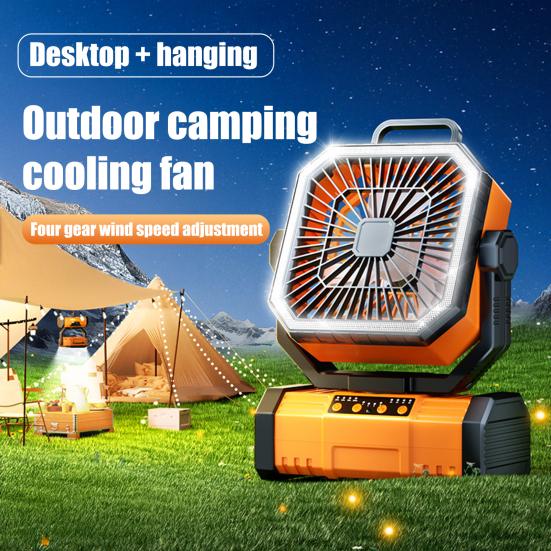 Outdoor Camping Fan Light Modes Speed Adjustable Rotating USB Rechargeable 2-In-1 B зелений
Outdoor Camping Fan Light Modes Speed Adjustable Rotating USB Rechargeable 2-In-1 B зелений