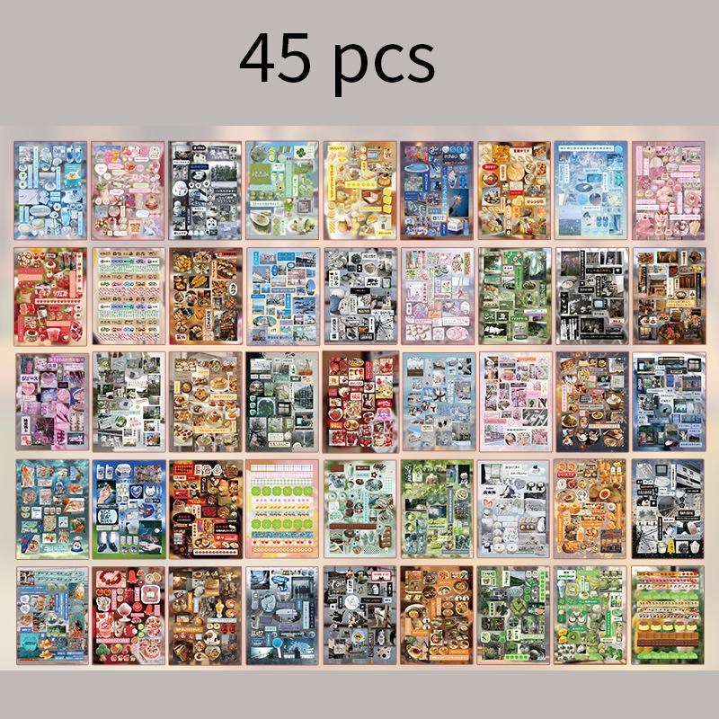 Japanese Style Stickers Set, 45 Sheets with 800 Patterns Decorations, Perfect for DIY Crafts and Home Decoration
Japanese Style Stickers Set, 45 Sheets with 800 Patterns Decorations, Perfect for DIY Crafts and Home Decoration
