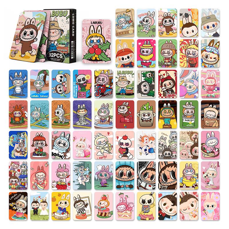 92Pcs/Set Hot Anime Cute Labubu Mini Lomo Card Double Sided Cartoon Photo Card Collection Gift Toy Photocard Bookmarks Gifts onesize
92Pcs/Set Hot Anime Cute Labubu Mini Lomo Card Double Sided Cartoon Photo Card Collection Gift Toy Photocard Bookmarks Gifts onesize
