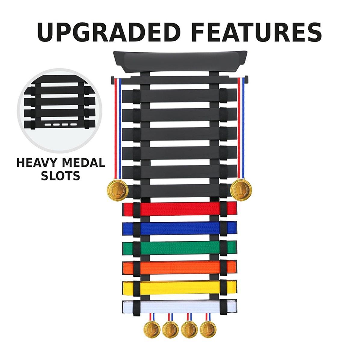 12 Belts Karate Belt Display Rack, Bamboo Wood, Medal Hangers - Taekwondo Belt Display, Jiu , BJJ, Martial Arts China Mainland
12 Belts Karate Belt Display Rack, Bamboo Wood, Medal Hangers - Taekwondo Belt Display, Jiu , BJJ, Martial Arts China Mainland