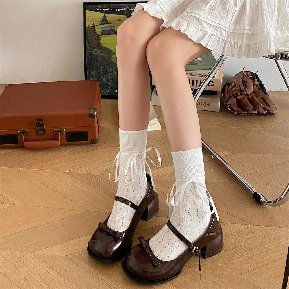Round Head Versatile Japanese College Style Women s Loafers Spring Autumn Women Heels Bow Brown Shallow Thick Heel Single Shoes 35 чёрный
Round Head Versatile Japanese College Style Women s Loafers Spring Autumn Women Heels Bow Brown Shallow Thick Heel Single Shoes 35 чёрный