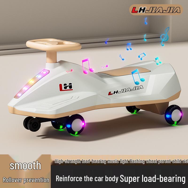 Children s Twist & Wiggle Car with Music, Silent Universal Wheels, Anti-Rollover Design for Ages 3-6. жёлтый/коричневый
Children s Twist & Wiggle Car with Music, Silent Universal Wheels, Anti-Rollover Design for Ages 3-6. жёлтый/коричневый