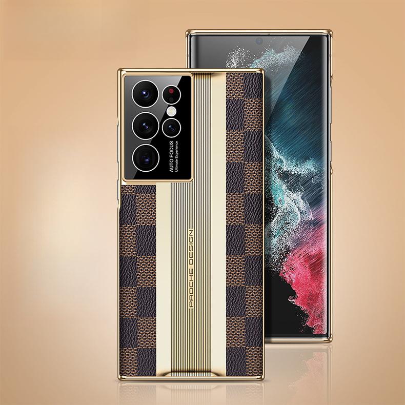 Samsung S23ultra Mobile Phone Case Checkerboard Luxury Suitable for S23plus Plating 22+ Anti-fall Full-inclusive Electroplating Cover Samsung Galaxy S23 Ultra
Samsung S23ultra Mobile Phone Case Checkerboard Luxury Suitable for S23plus Plating 22+ Anti-fall Full-inclusive Electroplating Cover Samsung Galaxy S23 Ultra