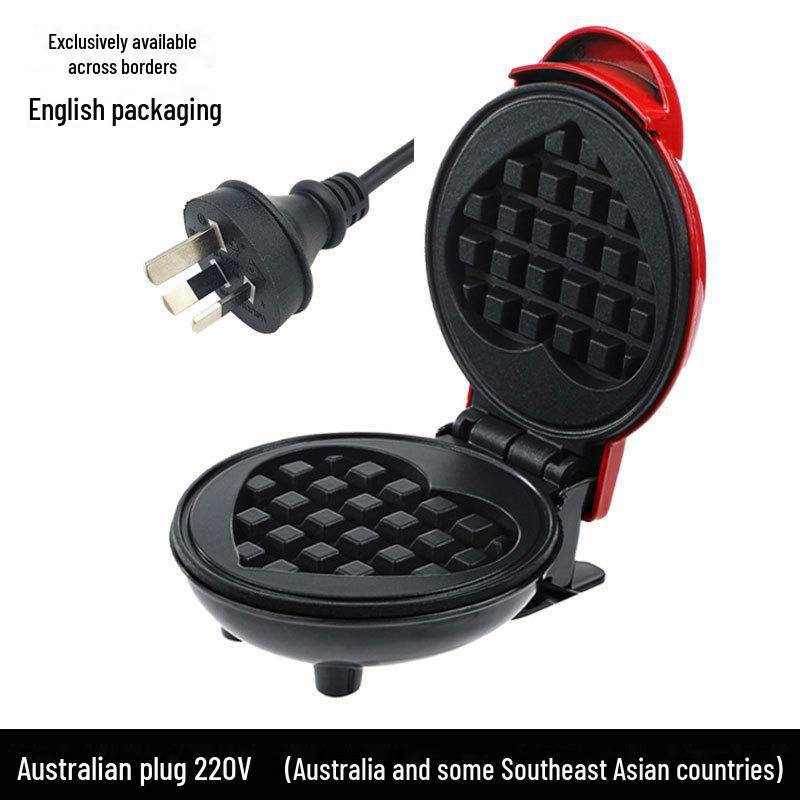 Міні-вафельниця для дітей - стандарт Великобританії та Австралії heart shaped Australian regulations червоний
Міні-вафельниця для дітей - стандарт Великобританії та Австралії heart shaped Australian regulations червоний
