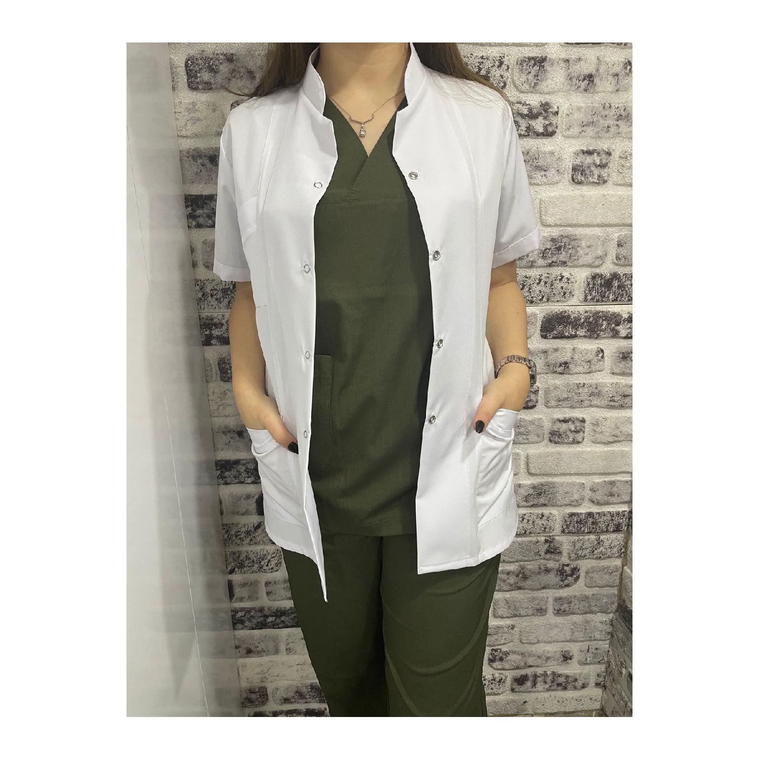 Name Uniform Judge Collar Short Arm White Coat Gemin Doctor Teacher Teacher Nurse Laboratory Apron XS білий
Name Uniform Judge Collar Short Arm White Coat Gemin Doctor Teacher Teacher Nurse Laboratory Apron XS білий
