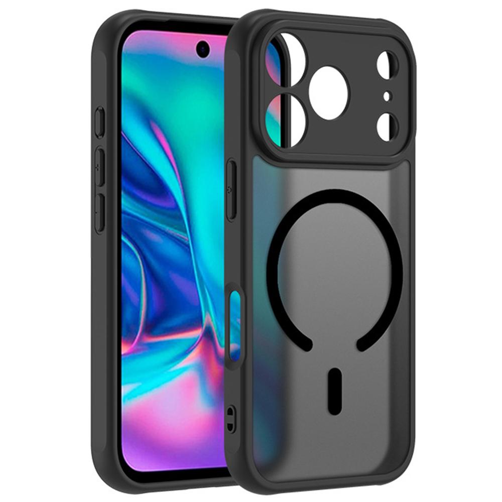 For iPhone 17 Pro Case Compatible with MagSafe Skin-Touch PC + TPU Matte Back Cover
For iPhone 17 Pro Case Compatible with MagSafe Skin-Touch PC + TPU Matte Back Cover