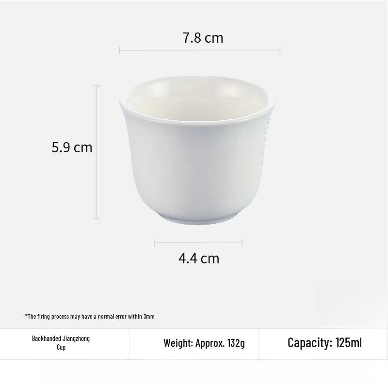 Shangqi Underglaze White Ceramic Teacup
Shangqi Underglaze White Ceramic Teacup