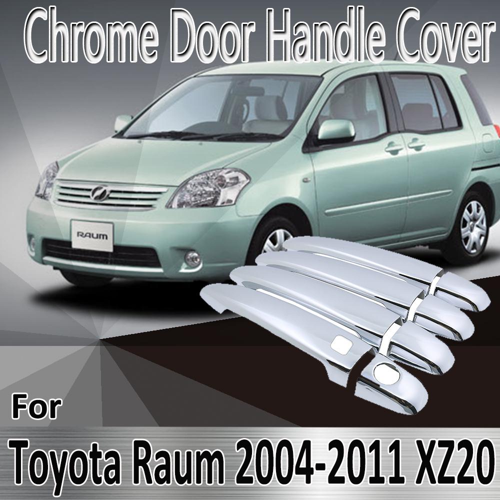Для Toyota Raum XZ20 20 2004 ~ 2011 Стайлинговые наклейки, украшение, хромированная крышка дверной ручки, ремонт автомобиля No Button 4 Door
Для Toyota Raum XZ20 20 2004 ~ 2011 Стайлинговые наклейки, украшение, хромированная крышка дверной ручки, ремонт автомобиля No Button 4 Door