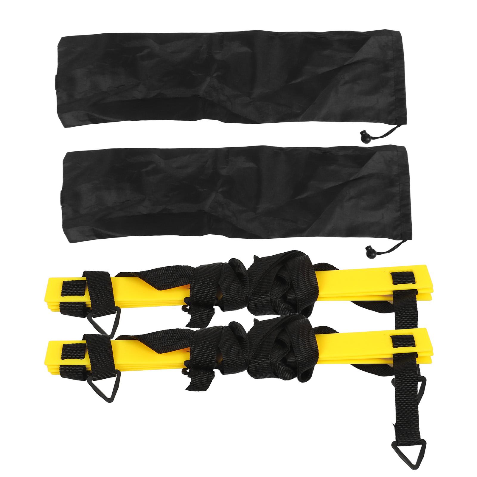 2PCS Agility Training Ladder PP and Nylon With Triangle Buckle Bag Ladder Speed Training Equipment for Soccer
2PCS Agility Training Ladder PP and Nylon With Triangle Buckle Bag Ladder Speed Training Equipment for Soccer