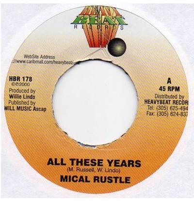 7inch Record MICAL RUSTLE - All These Years HBR178 Heavy Beat 2000 Jamaica Reggae, Ska & Dub Used
7inch Record MICAL RUSTLE - All These Years HBR178 Heavy Beat 2000 Jamaica Reggae, Ska & Dub Used