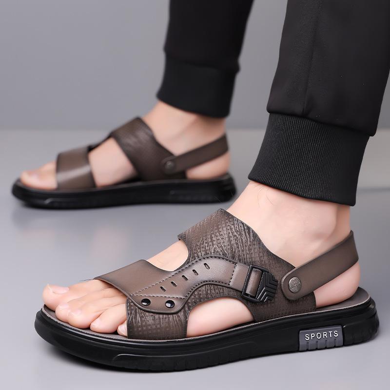 2025 new summer men s shoes platform casual sandals men s leather non-slip two wear cool slippers men s beach shoes 44
2025 new summer men s shoes platform casual sandals men s leather non-slip two wear cool slippers men s beach shoes 44