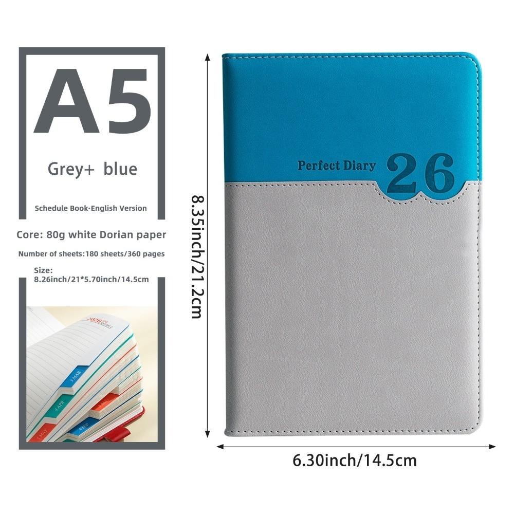 To Do List Office Planner Two-color Stitching Business Notebook New Agenda Book синій
To Do List Office Planner Two-color Stitching Business Notebook New Agenda Book синій