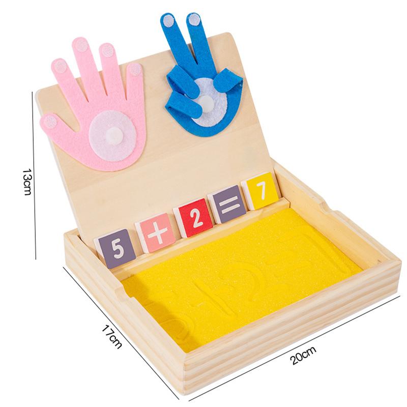 Children s 2-in-1 Sand Drawing Finger Counting Number Spelling Word Drawing Box Montessori Teaching Aid Early Educational Toys
Children s 2-in-1 Sand Drawing Finger Counting Number Spelling Word Drawing Box Montessori Teaching Aid Early Educational Toys