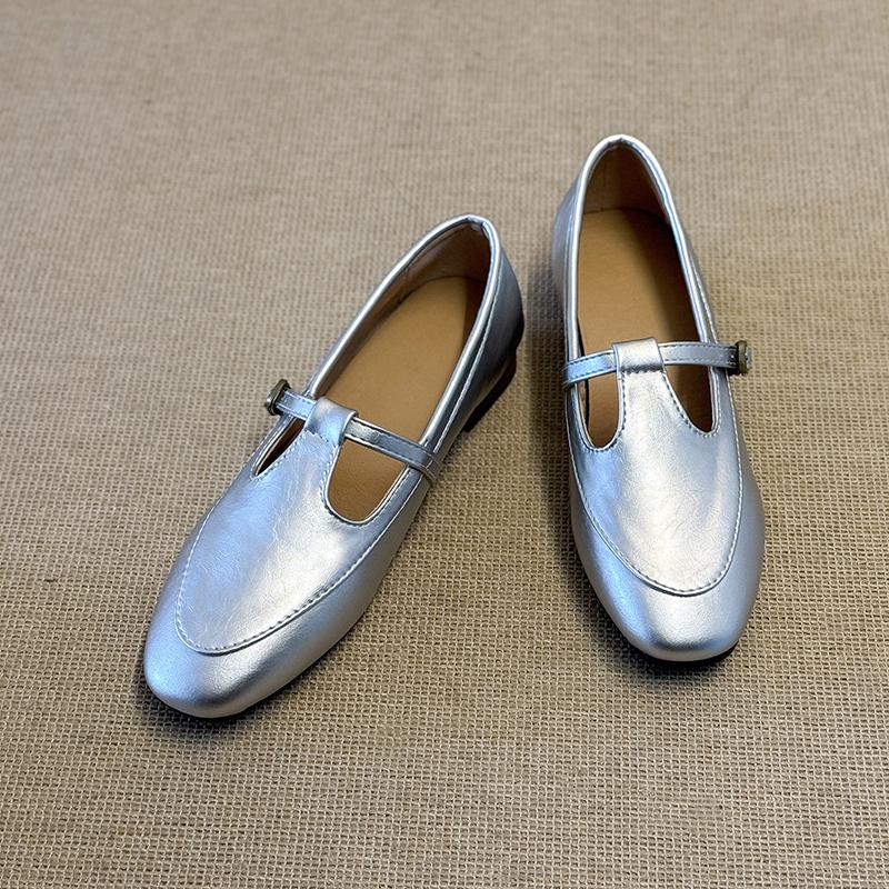 Fashion 2025 Spring New Round Toe Women Mary Jane Flats Shoes Shallow Ladies Casual Ballet Shoes Soft Sole Eelgant Leather Shoes 40 серебряный
Fashion 2025 Spring New Round Toe Women Mary Jane Flats Shoes Shallow Ladies Casual Ballet Shoes Soft Sole Eelgant Leather Shoes 40 серебряный