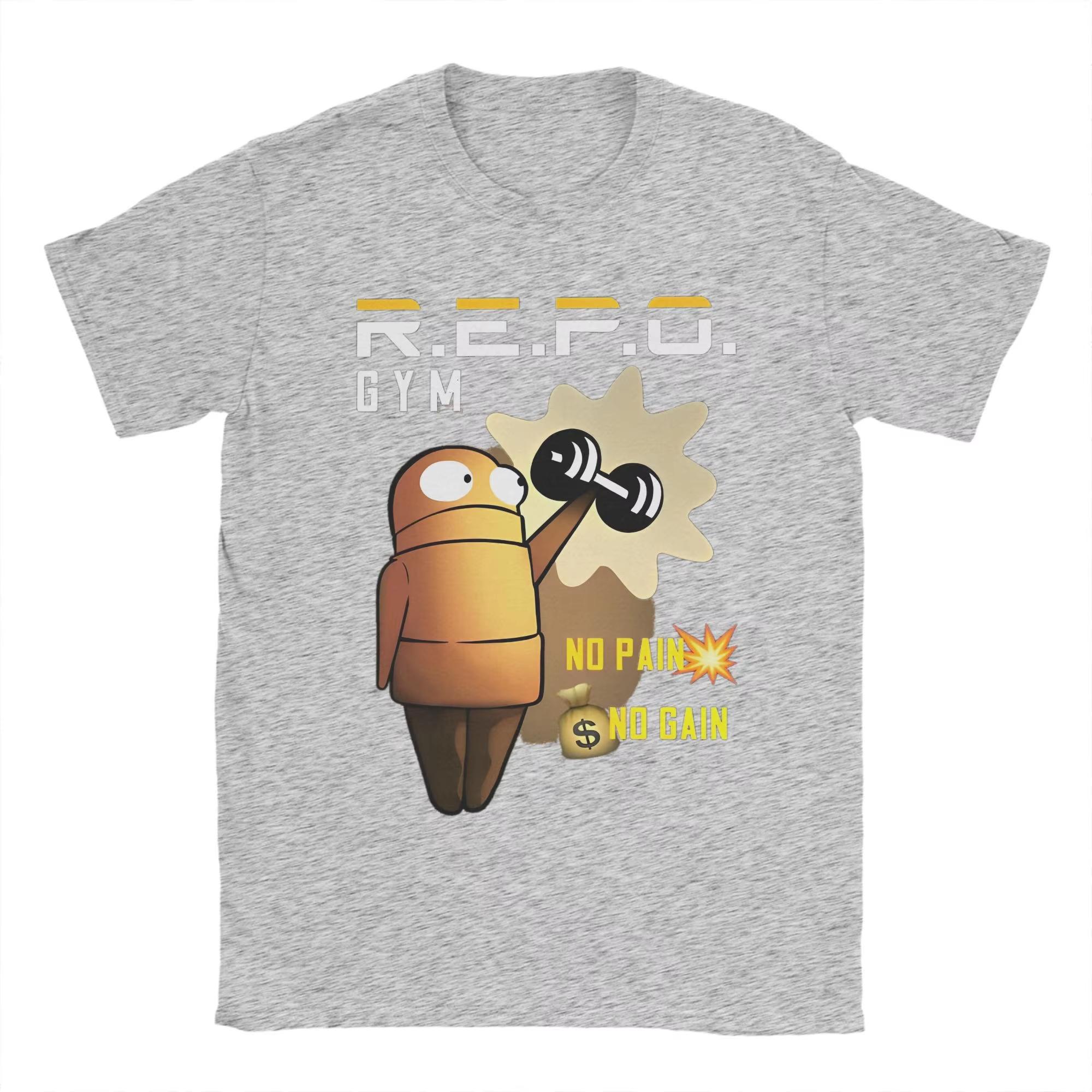 Men Join The R.E.P.O. GYM No Pain No Gain T Shirt Hot Game Repo Robot Cotton Merch Short Sleeve Round Neck Tee Plus Size Tops S сірий
Men Join The R.E.P.O. GYM No Pain No Gain T Shirt Hot Game Repo Robot Cotton Merch Short Sleeve Round Neck Tee Plus Size Tops S сірий
