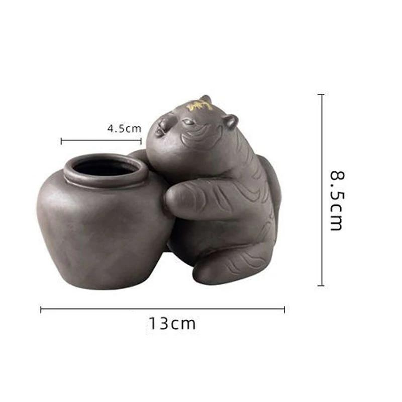 Creative Purple Clay Flower Pot, Hydroponic Animal, Little Tiger, Home, Living Room, Office, Garden Decoration, Flowerpot, 1Pc
Creative Purple Clay Flower Pot, Hydroponic Animal, Little Tiger, Home, Living Room, Office, Garden Decoration, Flowerpot, 1Pc