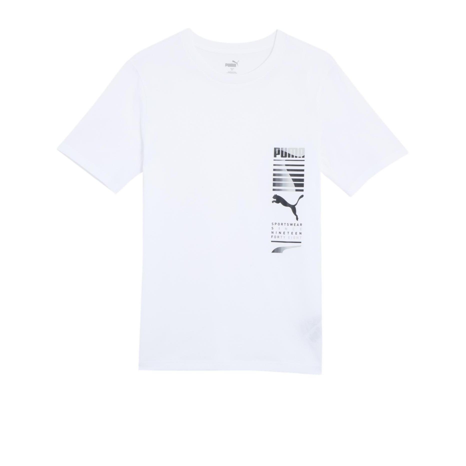 Puma Multicolor Logo Print Round Neck Short Sleeve T-Shirt Men Tops White 676698-02 XL
Puma Multicolor Logo Print Round Neck Short Sleeve T-Shirt Men Tops White 676698-02 XL