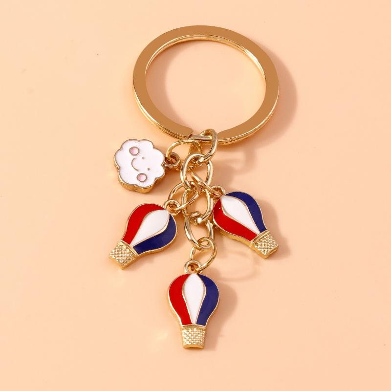 Cute Enamel Hot Air Balloon Keychain Cloud Key Rings Pendants for Men Women Key Holder Handbag Charms Pendants DIY Jewelry Gifts
Cute Enamel Hot Air Balloon Keychain Cloud Key Rings Pendants for Men Women Key Holder Handbag Charms Pendants DIY Jewelry Gifts