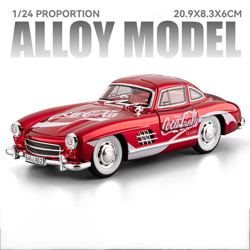 1:24 300SL 500K Car Model Toy Doors Opened Sound Light Models Front Wheel Steer Shock Absorption Vehicle for Hobby Collectors
1:24 300SL 500K Car Model Toy Doors Opened Sound Light Models Front Wheel Steer Shock Absorption Vehicle for Hobby Collectors