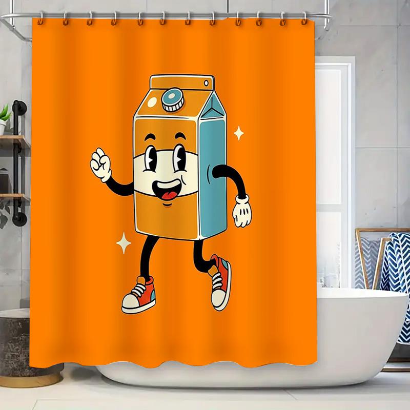 Cartoon Milk Jug Shower Curtain Funny Farm Animal Bathroom Decor Set Waterproof Modern Home Textile Farmhouse Style W60H190(CM)-1 Pcs
Cartoon Milk Jug Shower Curtain Funny Farm Animal Bathroom Decor Set Waterproof Modern Home Textile Farmhouse Style W60H190(CM)-1 Pcs