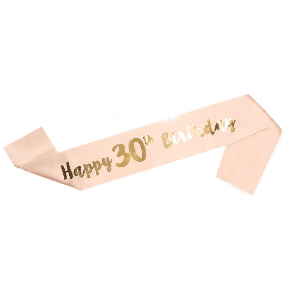 Rose Gold Birthday Party Sashes and Headwear Set One Size
Rose Gold Birthday Party Sashes and Headwear Set One Size