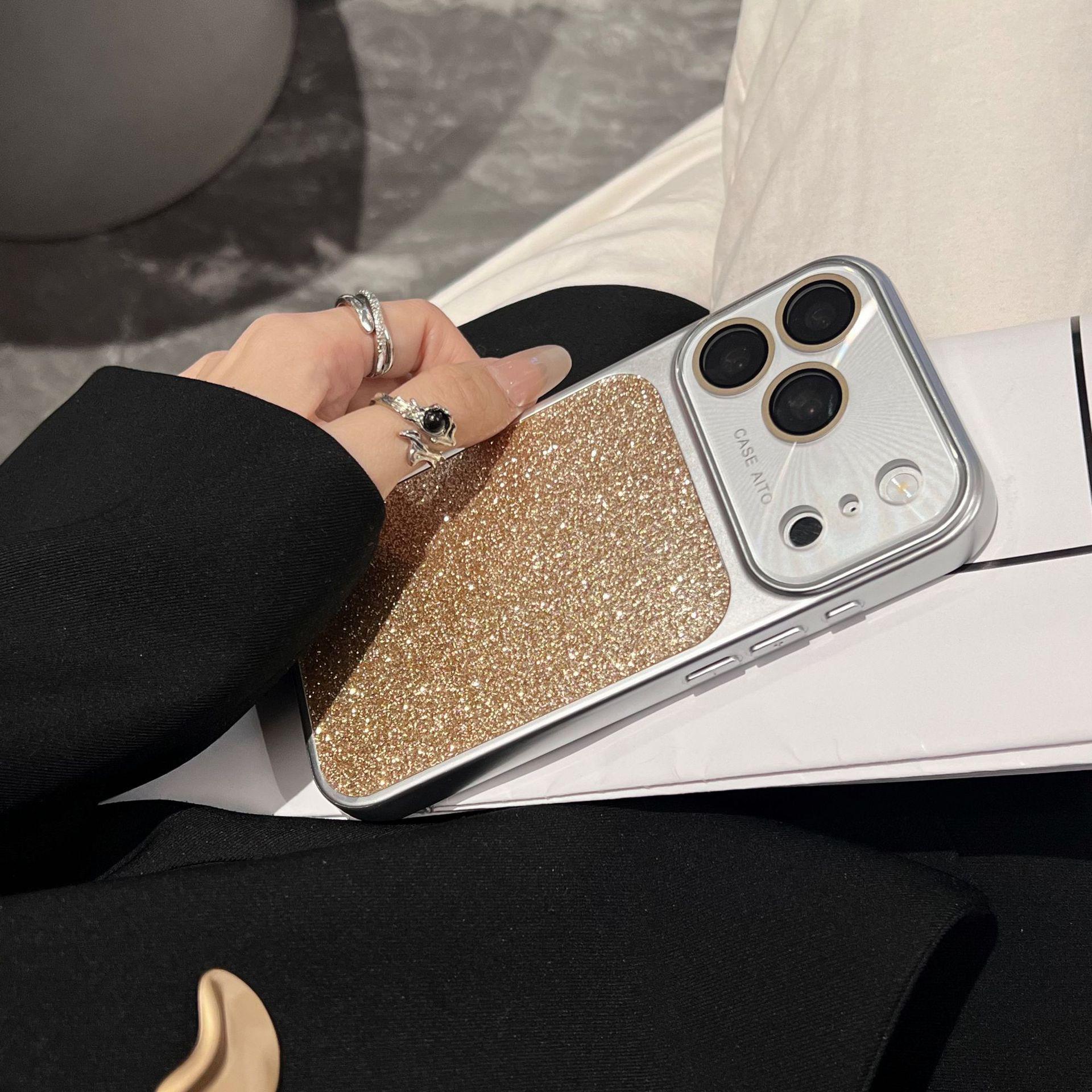 Glitter Silver Transforming Case for iPhone 17 Pro Max, 16, 14/15 Large Window 16 Pro
Glitter Silver Transforming Case for iPhone 17 Pro Max, 16, 14/15 Large Window 16 Pro