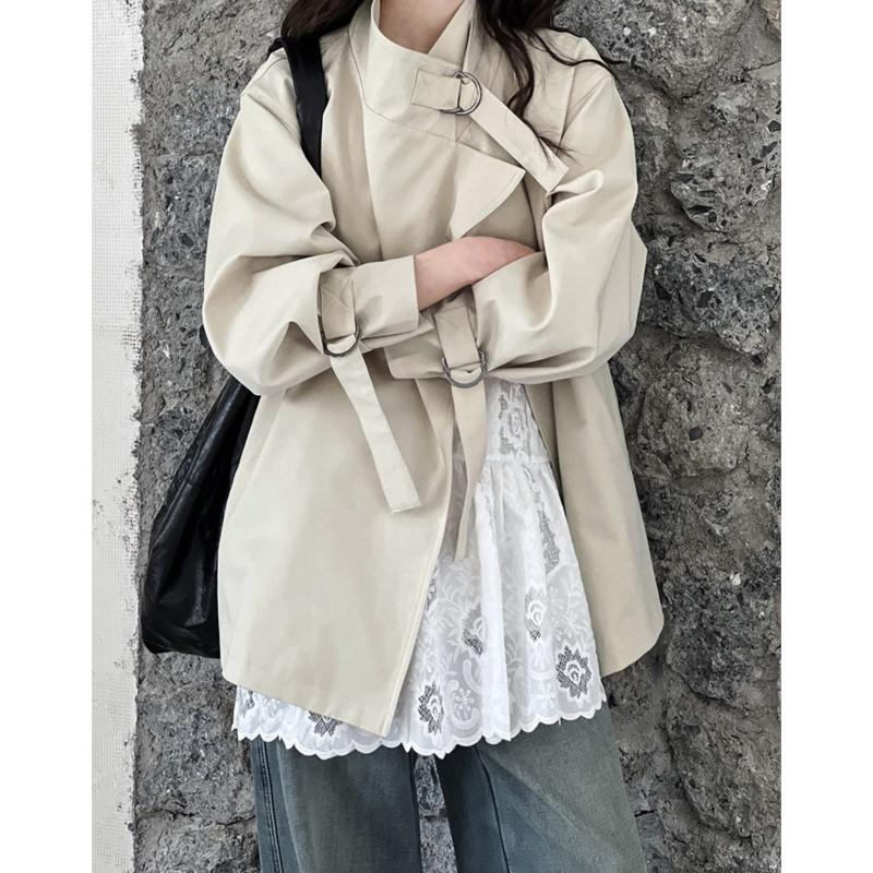Johnature British Style Stand-up Collar Trench Coat Women Autumn Loose Casual Korean Versatile Open Trench Coats L бежевый
Johnature British Style Stand-up Collar Trench Coat Women Autumn Loose Casual Korean Versatile Open Trench Coats L бежевый