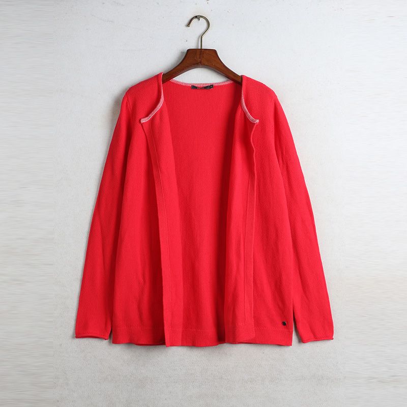 Sunshine House Spring New Arrival Export European and American plus Size Women s Clothes Knitwear Thin Cardigan Sweater Inverness Red Bust size 100-106
Sunshine House Spring New Arrival Export European and American plus Size Women s Clothes Knitwear Thin Cardigan Sweater Inverness Red Bust size 100-106