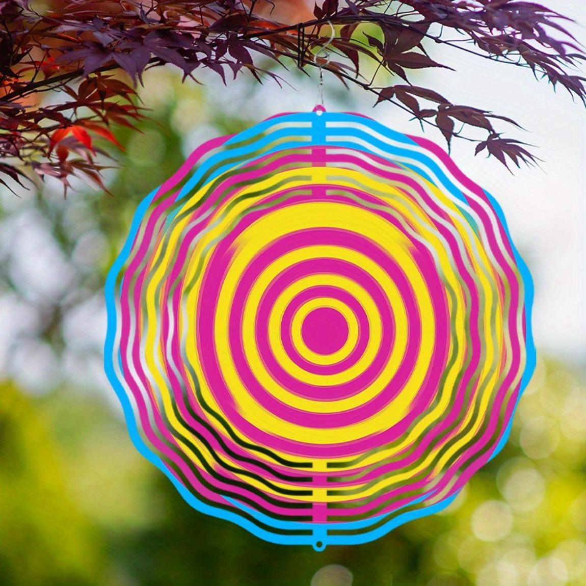 10 Inch Modern Wind Chime with Cute Yellow Circle Pattern Open 1pc Hanging Decor for Balcony Garden Spring Summer Decoration 01A
10 Inch Modern Wind Chime with Cute Yellow Circle Pattern Open 1pc Hanging Decor for Balcony Garden Spring Summer Decoration 01A