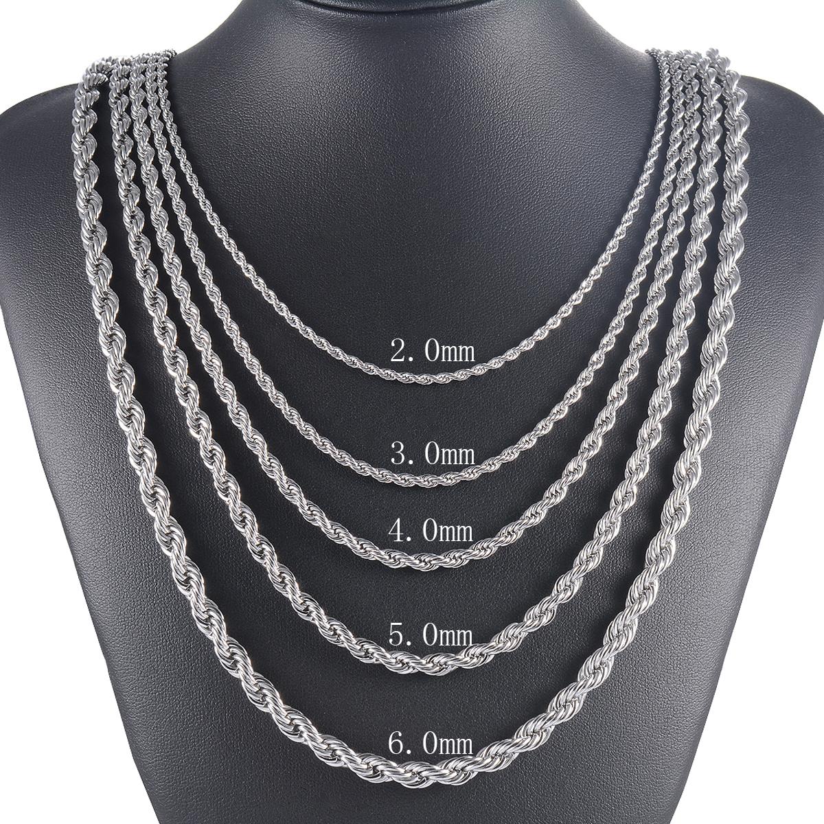 10Pcs Copper Color Stainless Steel Twist Rope Chain Necklace for Men Women Waterproof Choker Jewelry Accessories Y21937YY-16 inches 41cm
10Pcs Copper Color Stainless Steel Twist Rope Chain Necklace for Men Women Waterproof Choker Jewelry Accessories Y21937YY-16 inches 41cm