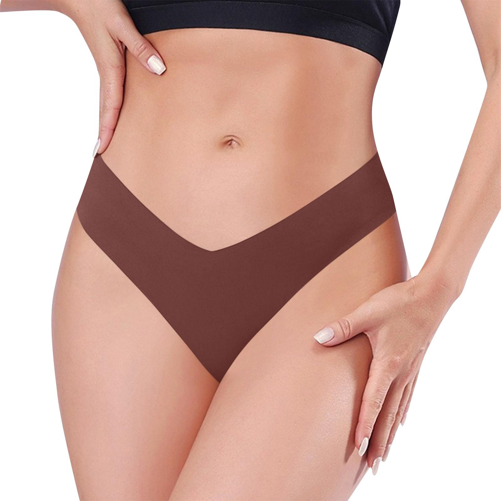 Женское бесшовное нижнее белье из ледяного шелка с низкой талией, быстросохнущие трусы с V-образной талией (3 упаковки) XL винный
Женское бесшовное нижнее белье из ледяного шелка с низкой талией, быстросохнущие трусы с V-образной талией (3 упаковки) XL винный